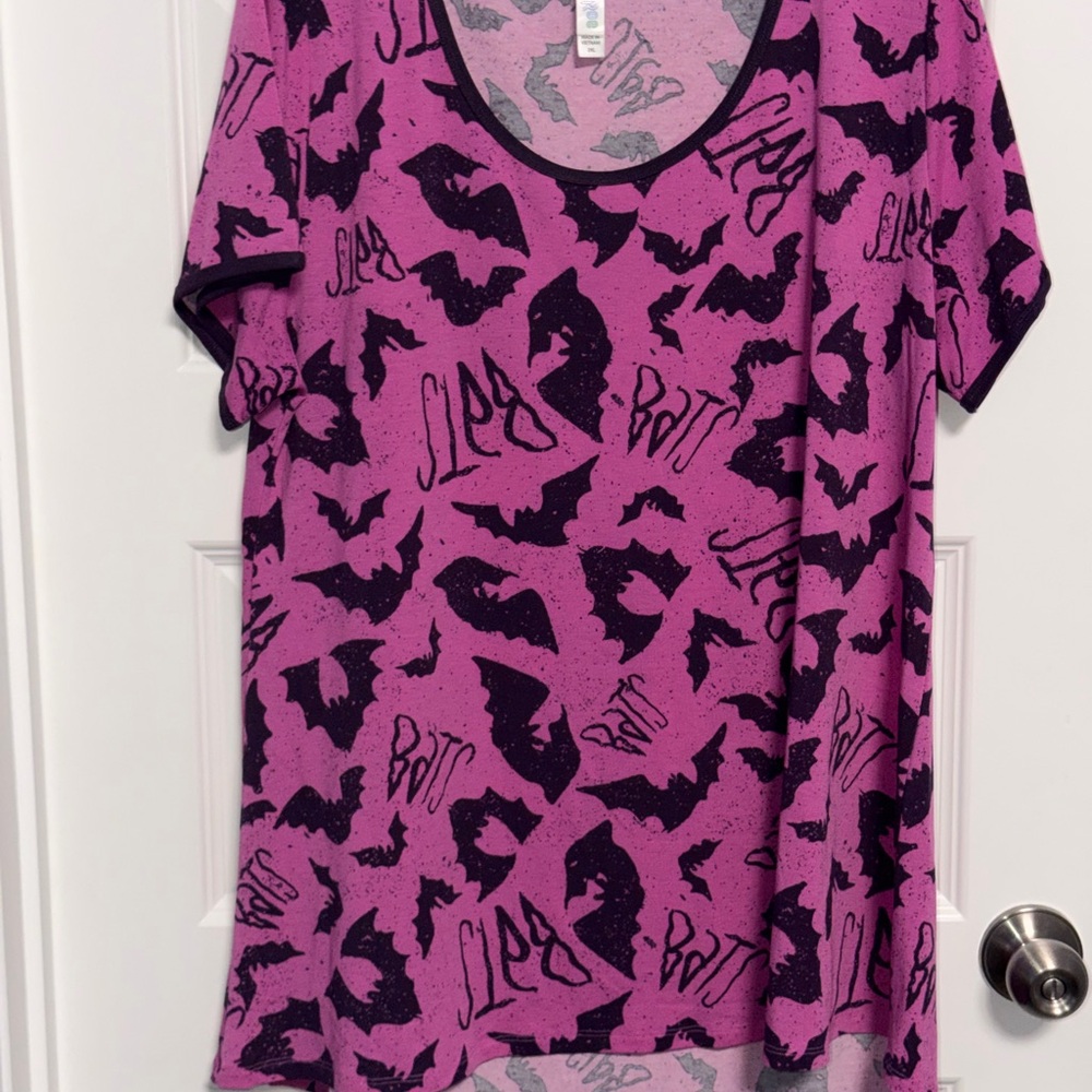 LuLaRoe Lavender Halloween Tee